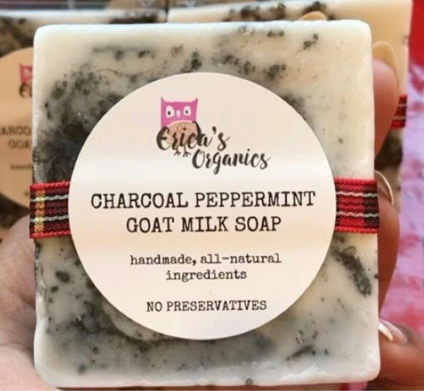 5 oz. Charcoal Peppermint Goat Milk Soap